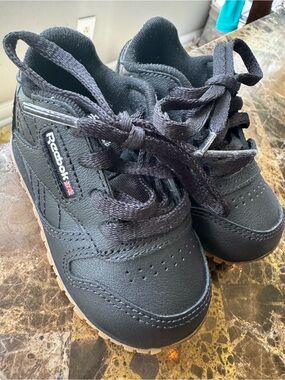 Reebok Classic Black Toddler Sneakers | Size 4C | Gender Neutral  | Dad shoes